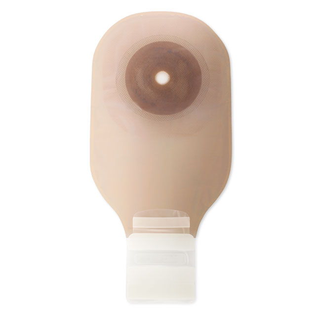 Ostomy 26700 Moderma Flex Drainable Flat Flextend Lock n Roll, Ultra-Clear, Front
